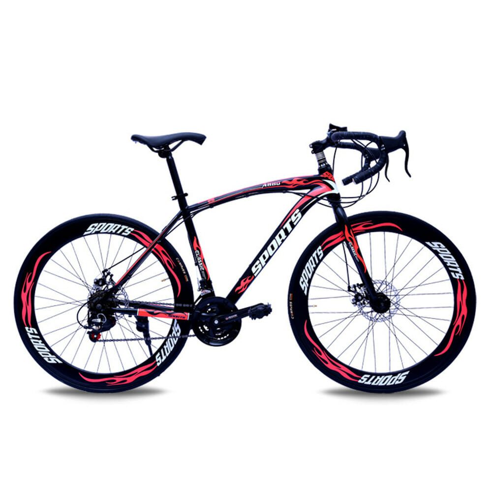 26-Inches-Road-Vehicle-Race-Bike-High-Carbon-Steel-Adult-21-Speed-Bending-Handle-Double-Disc
